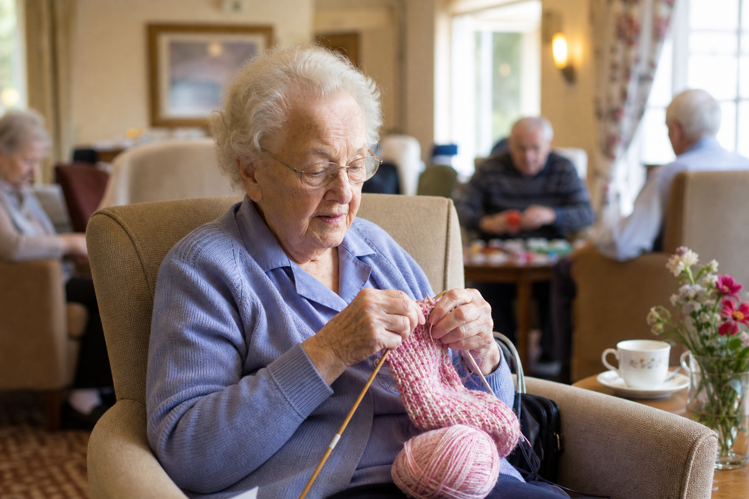 Routine idéale pour un senior vivant seul